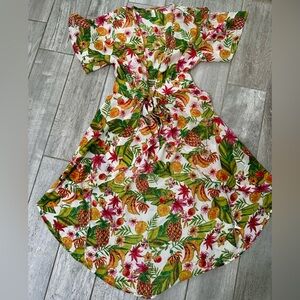 Tropical Bathing Suit Coverup